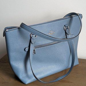 Coach Gallery Tote Marble Blue (79608)